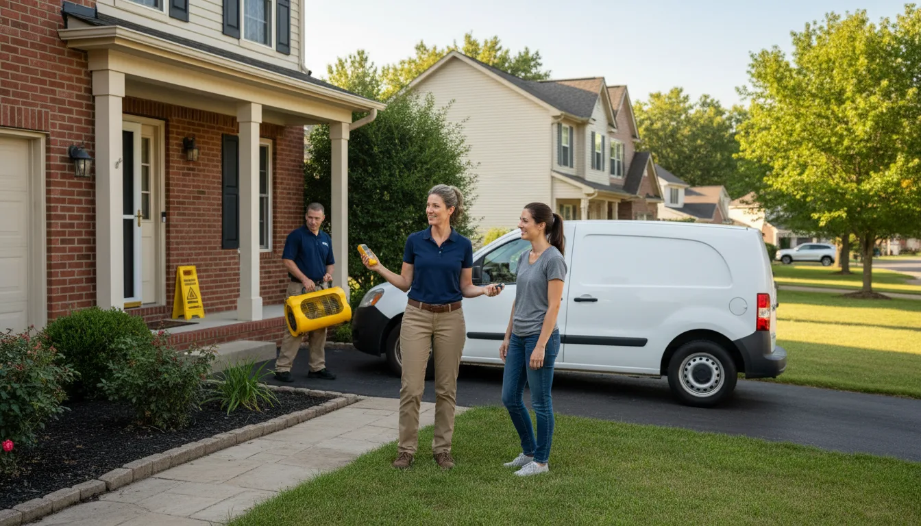 Water restoration image for Dehumidification And Cleanup Services in Lakeside, CA